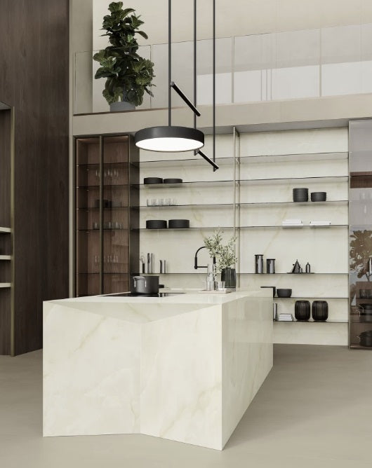 Onyx White Atlas Porcelain Stoneware